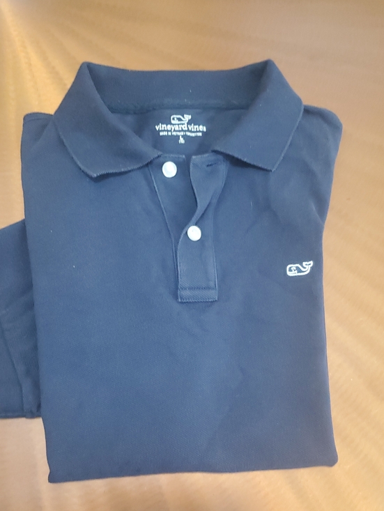 Vineyard Vines Other - Vineyard Vines TEEN Navy Polo Shirt with White Whale Logo